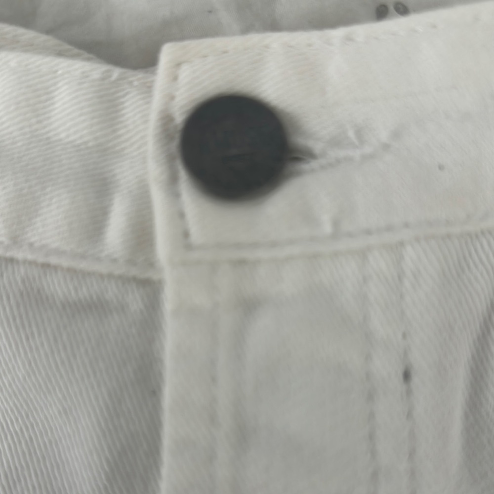 White Denim Shorts - Picture 6 of 7